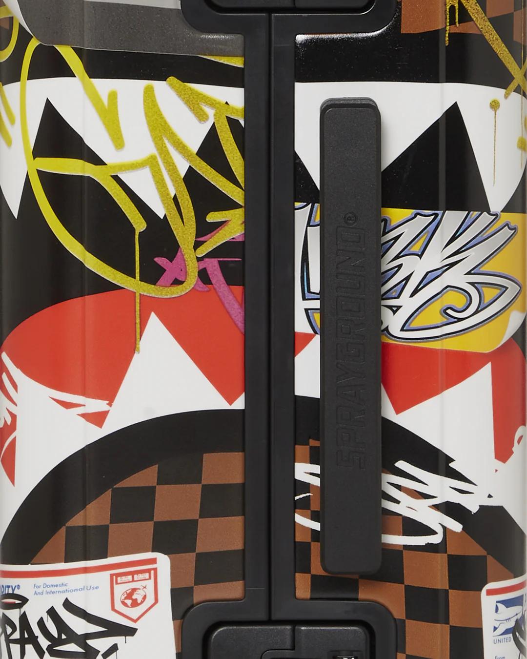 SHARKS IN PARIS THE RIZZ SHARKNAUTICS HARDSHELL CARRY-ON LUGGAGE | Sprayground Quality