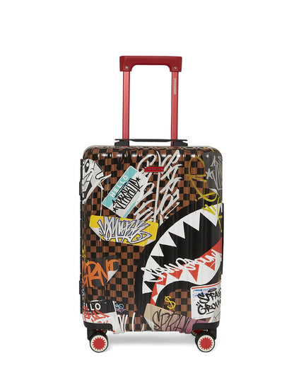 SHARKS IN PARIS THE RIZZ SHARKNAUTICS HARDSHELL CARRY-ON LUGGAGE | Sprayground Quality
