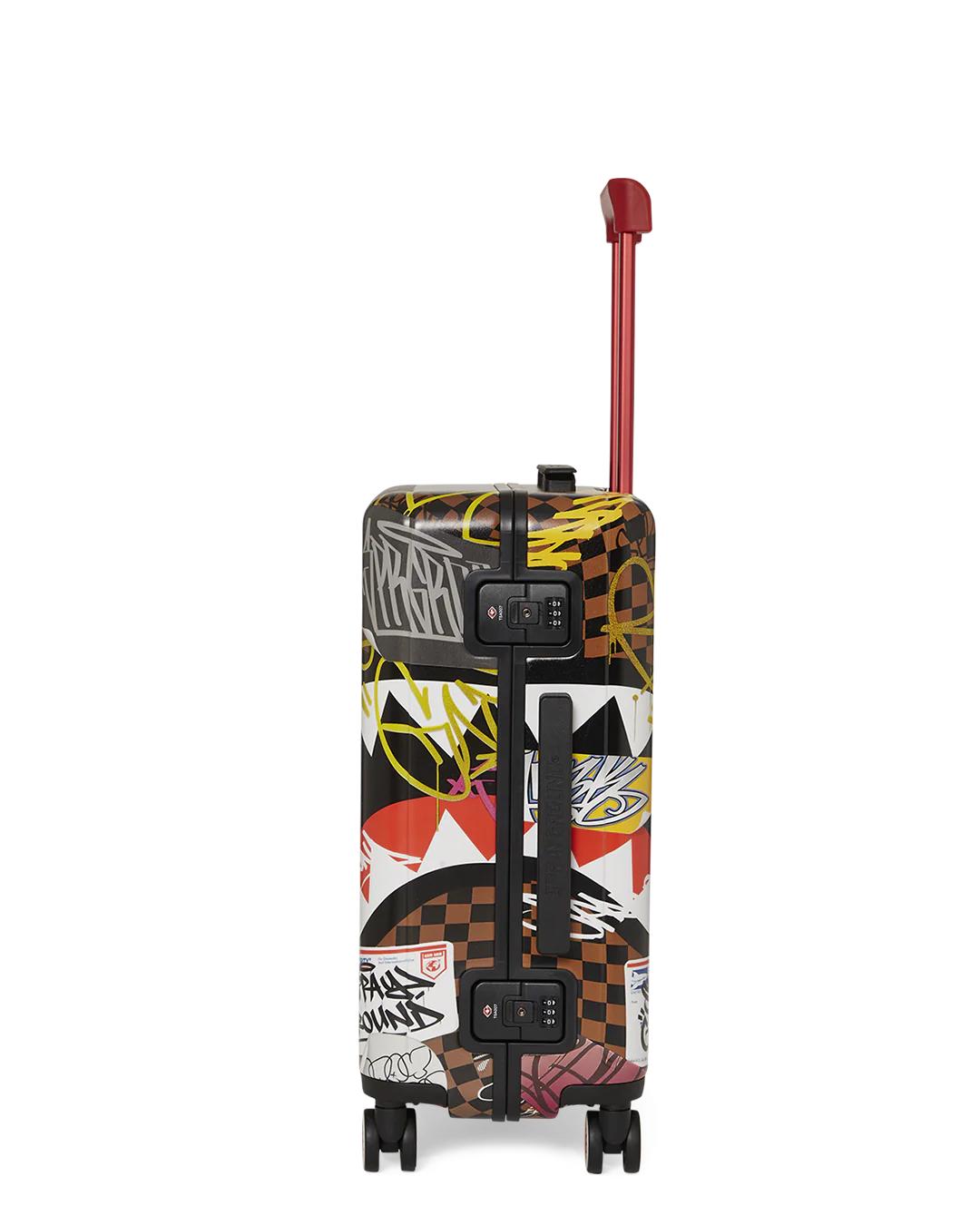 SHARKS IN PARIS THE RIZZ SHARKNAUTICS HARDSHELL CARRY-ON LUGGAGE | Sprayground Quality