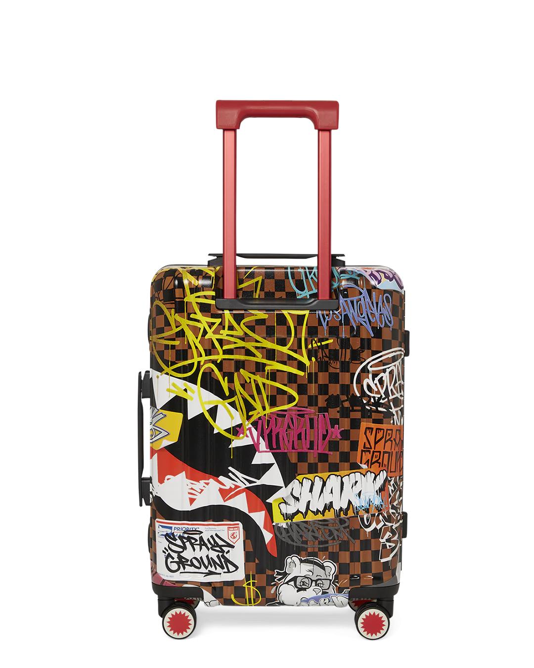 SHARKS IN PARIS THE RIZZ SHARKNAUTICS HARDSHELL CARRY-ON LUGGAGE | Sprayground Quality