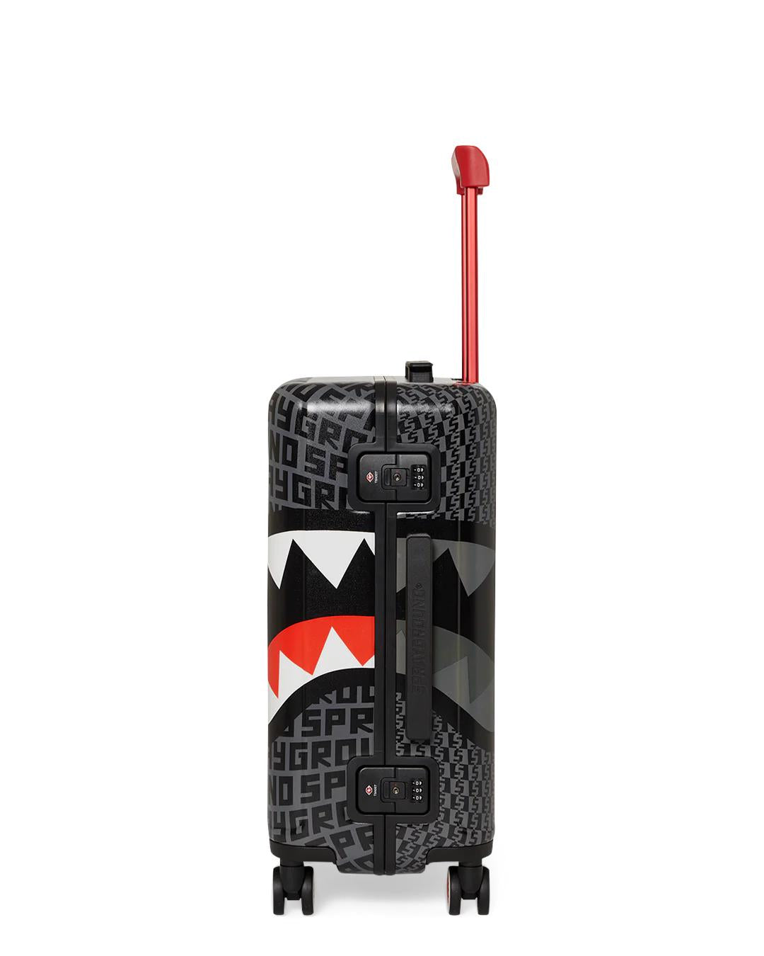 SHARKFINITY STEALTH PILOT SHARKNAUTICS HARDSHELL CARRY-ON LUGGAGE | Sprayground Featured