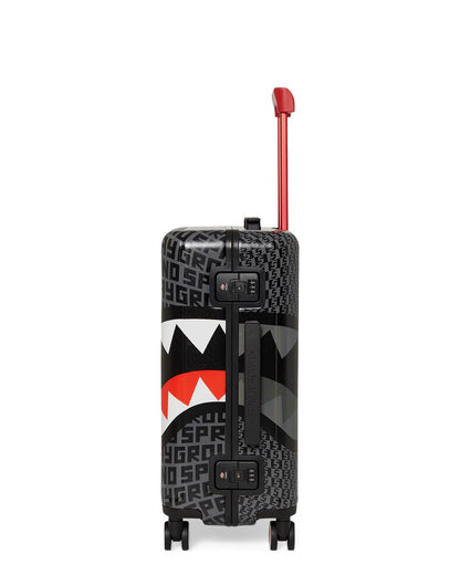 SHARKFINITY STEALTH PILOT SHARKNAUTICS HARDSHELL CARRY-ON LUGGAGE | Sprayground Featured