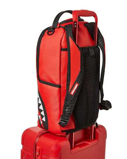 MOLDED SHARKITECTURE RED HARDSHELL CARRY-ON LUGGAGE | Sprayground Exclusive