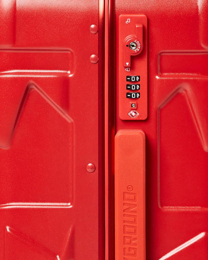 MOLDED SHARKITECTURE RED HARDSHELL CARRY-ON LUGGAGE | Sprayground Exclusive