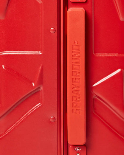 MOLDED SHARKITECTURE RED HARDSHELL CARRY-ON LUGGAGE | Sprayground Exclusive