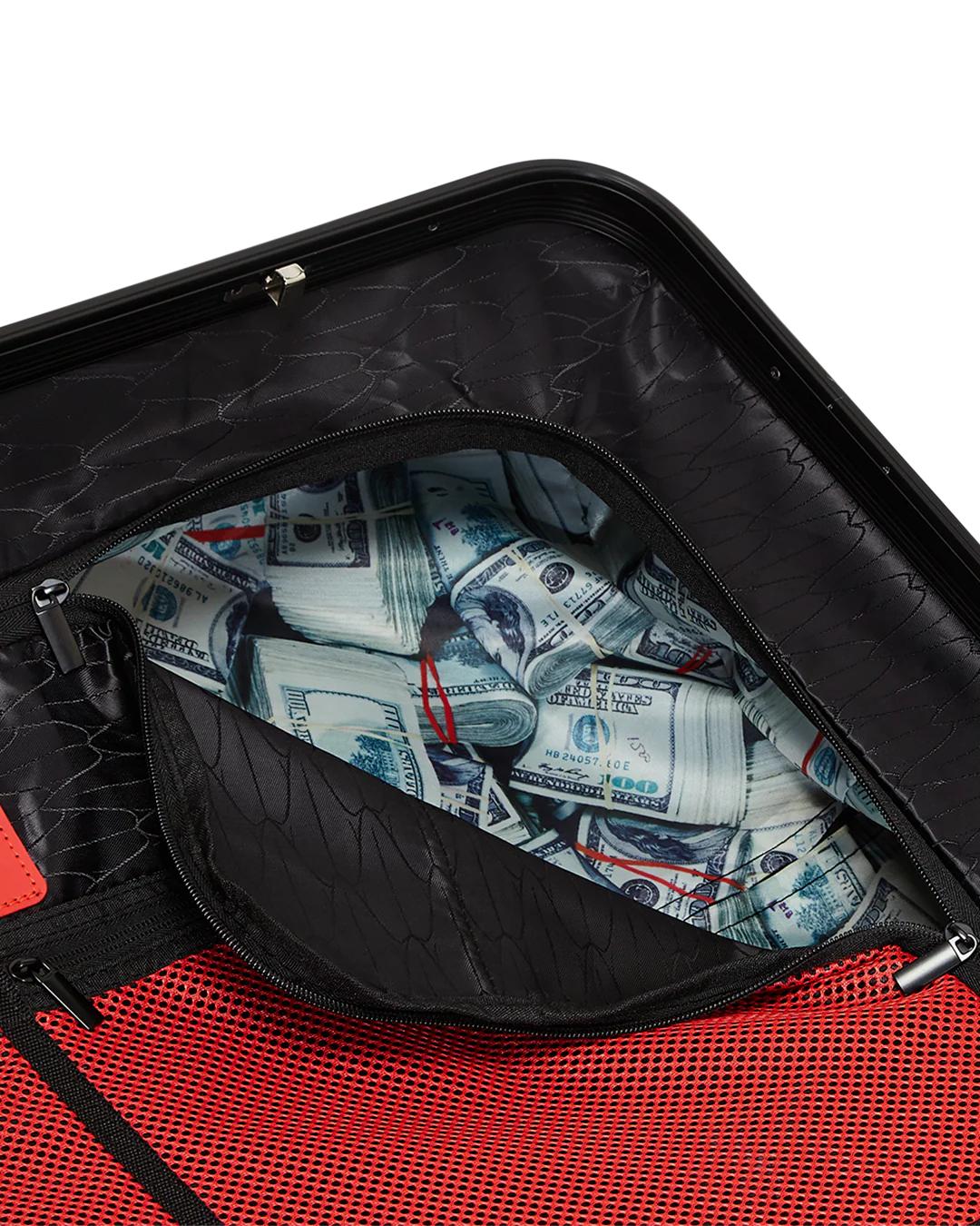 MOLDED SHARKITECTURE BLACK HARDSHELL CARRY-ON LUGGAGE | Sprayground Signature