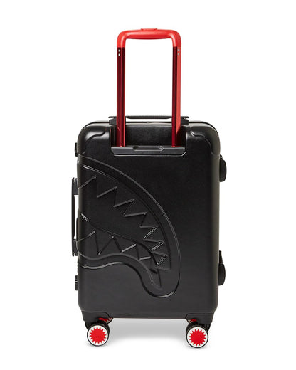 MOLDED SHARKITECTURE BLACK HARDSHELL CARRY-ON LUGGAGE | Sprayground Signature