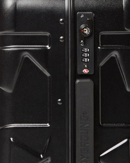 MOLDED SHARKITECTURE BLACK HARDSHELL CARRY-ON LUGGAGE | Sprayground Signature