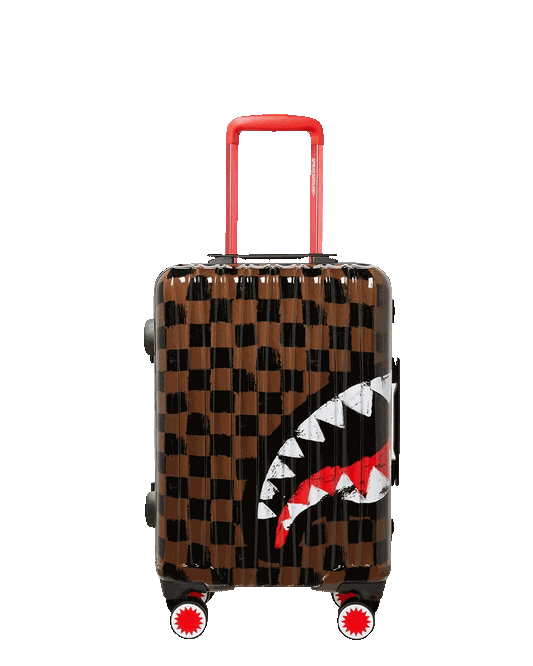 SHARKS IN PARIS VANQUISH SHARKNAUTICS HARDSHELL CARRY-ON LUGGAGE | Sprayground Essential
