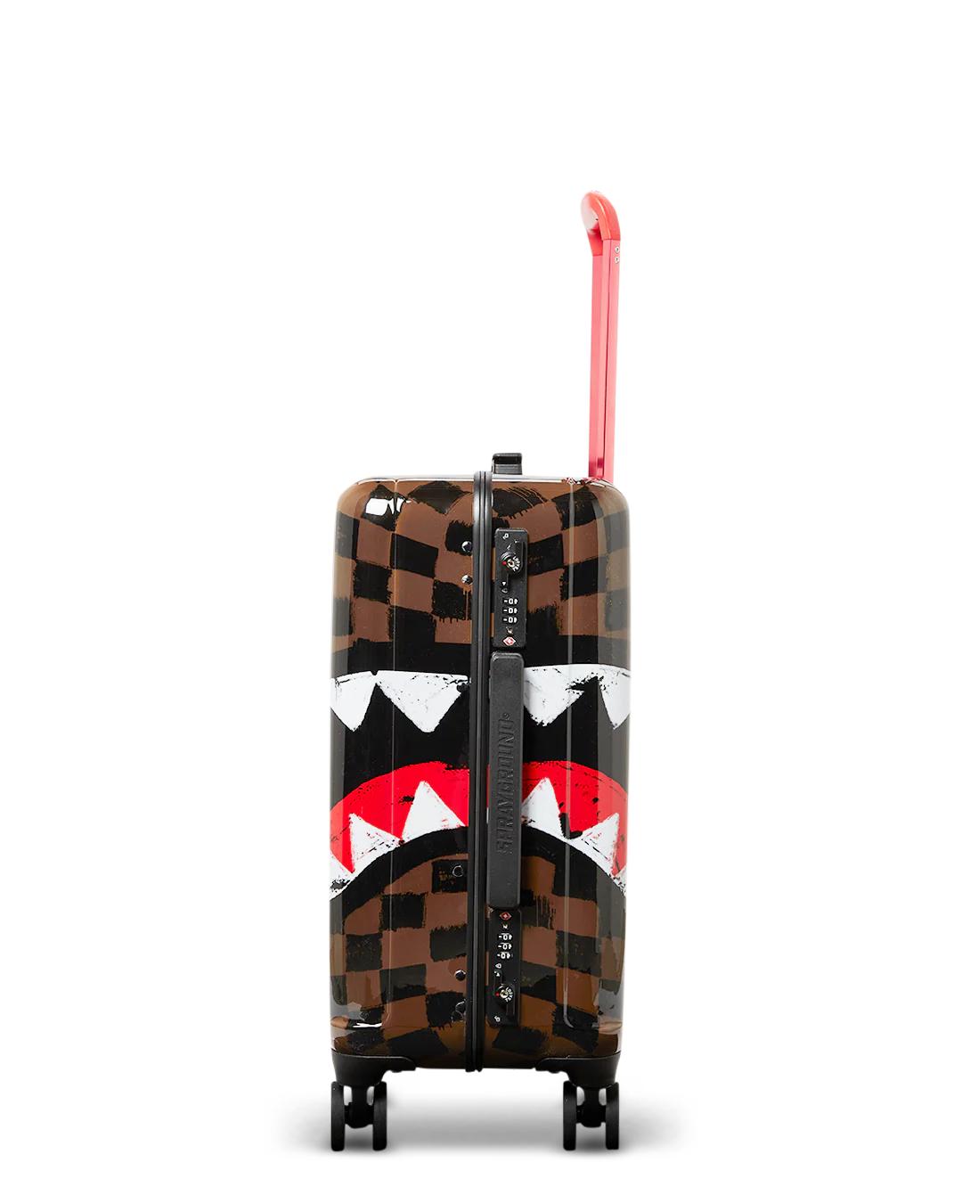 SHARKS IN PARIS VANQUISH SHARKNAUTICS HARDSHELL CARRY-ON LUGGAGE | Sprayground Essential