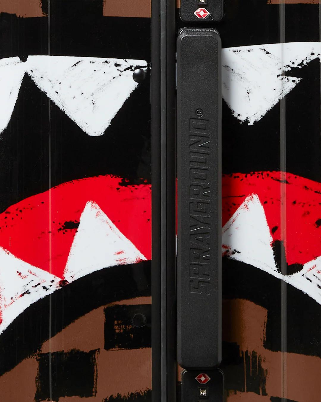 SHARKS IN PARIS VANQUISH SHARKNAUTICS HARDSHELL CARRY-ON LUGGAGE | Sprayground Essential