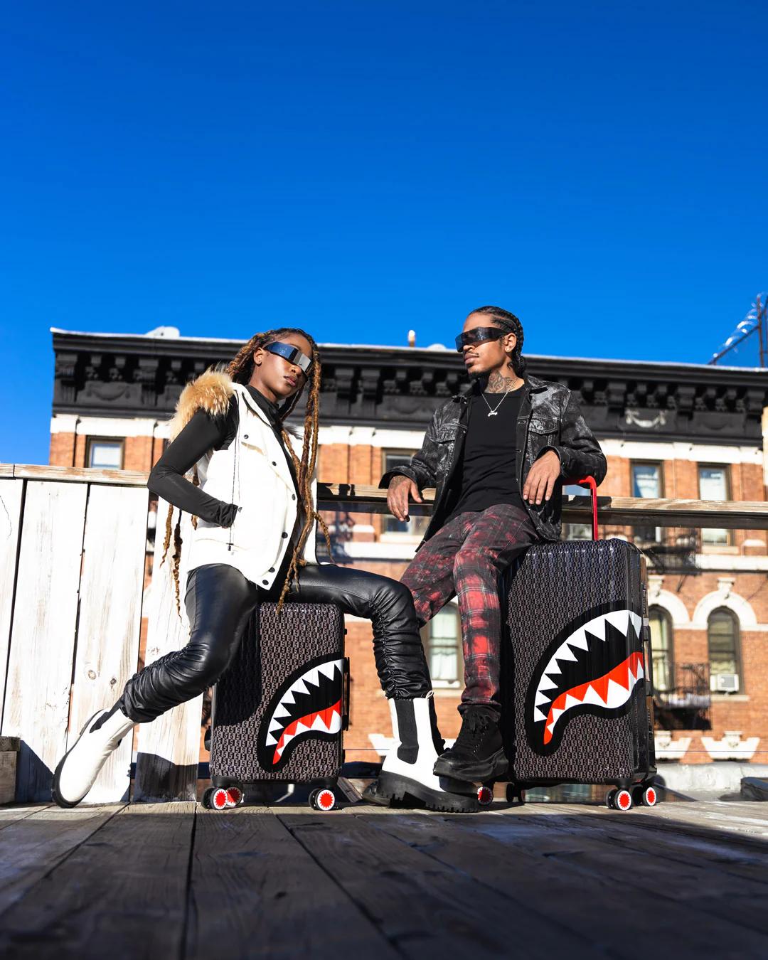 SPRAYGATTI REVV SHARKNAUTICS HARDSHELL CARRY-ON LUGGAGE | Sprayground Great Value