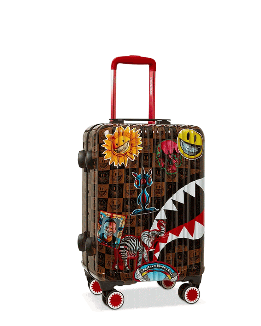 GLOBAL MOGUL POPAGANDA RON ENGLISH EDITION HARDSHELL CARRY-ON LUGGAGE | Sprayground Latest