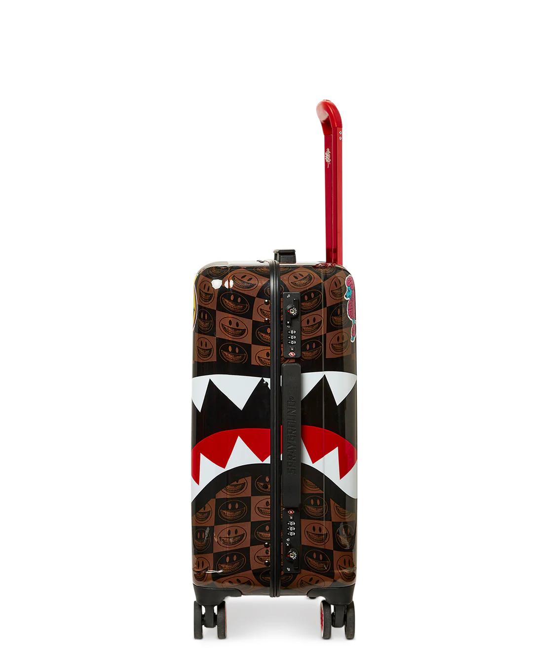 GLOBAL MOGUL POPAGANDA RON ENGLISH EDITION HARDSHELL CARRY-ON LUGGAGE | Sprayground Latest