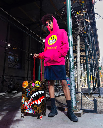 GLOBAL MOGUL POPAGANDA RON ENGLISH EDITION HARDSHELL CARRY-ON LUGGAGE | Sprayground Latest