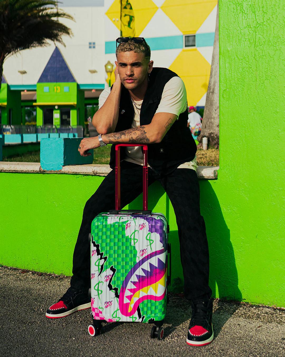 DREAMY TECHNICOLOR SHARKNAUTICS HARDSHELL CARRY-ON LUGGAGE | Sprayground Trending