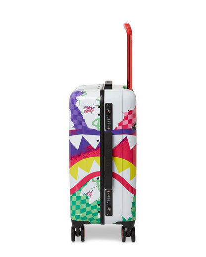 DREAMY TECHNICOLOR SHARKNAUTICS HARDSHELL CARRY-ON LUGGAGE | Sprayground Trending