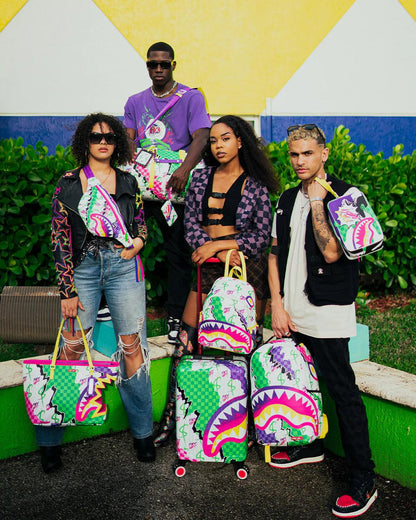 DREAMY TECHNICOLOR SHARKNAUTICS HARDSHELL CARRY-ON LUGGAGE | Sprayground Trending