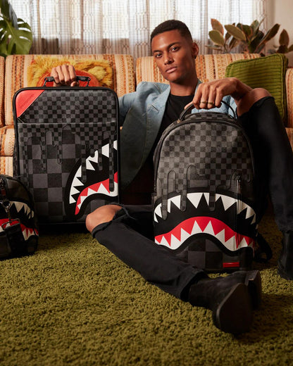 XTC GREY SHARKS IN PARIS JETSETTER CARRY-ON LUGGAGE | Sprayground Latest