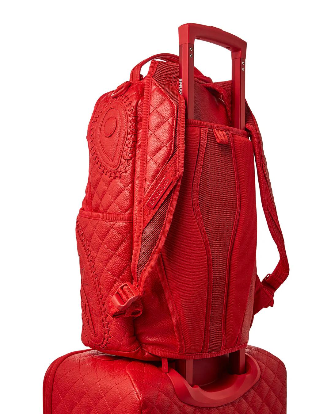 RED RIVIERA JETSETTER CARRY-ON LUGGAGE | Sprayground Quality