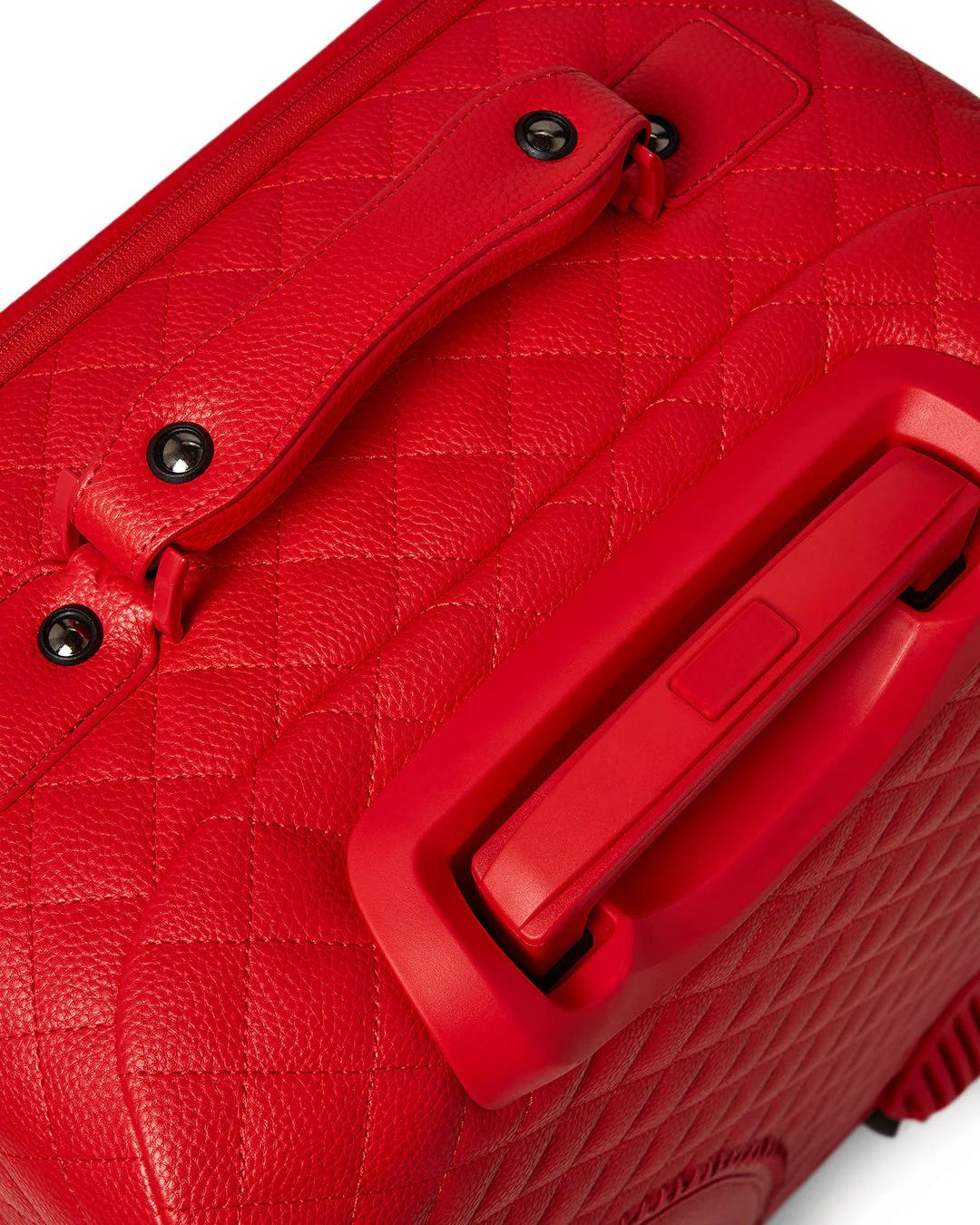 RED RIVIERA JETSETTER CARRY-ON LUGGAGE | Sprayground Quality