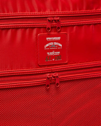 RED RIVIERA JETSETTER CARRY-ON LUGGAGE | Sprayground Quality