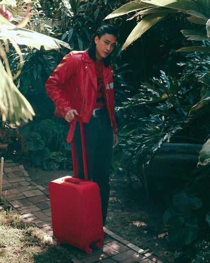 RED RIVIERA JETSETTER CARRY-ON LUGGAGE | Sprayground Quality
