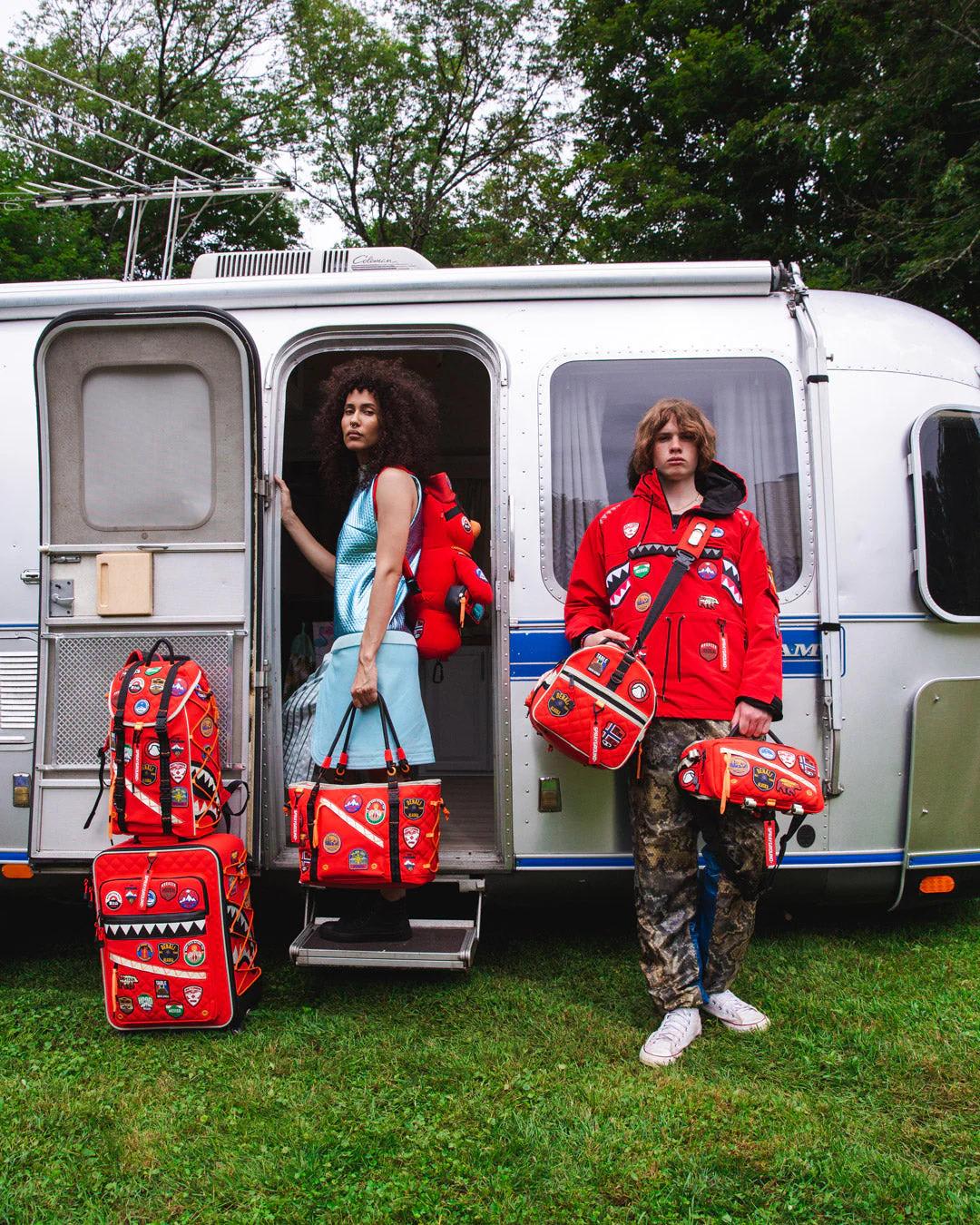 THE GLOBAL EXPEDITION JETSETTER CARRY-ON LUGGAGE | Sprayground New