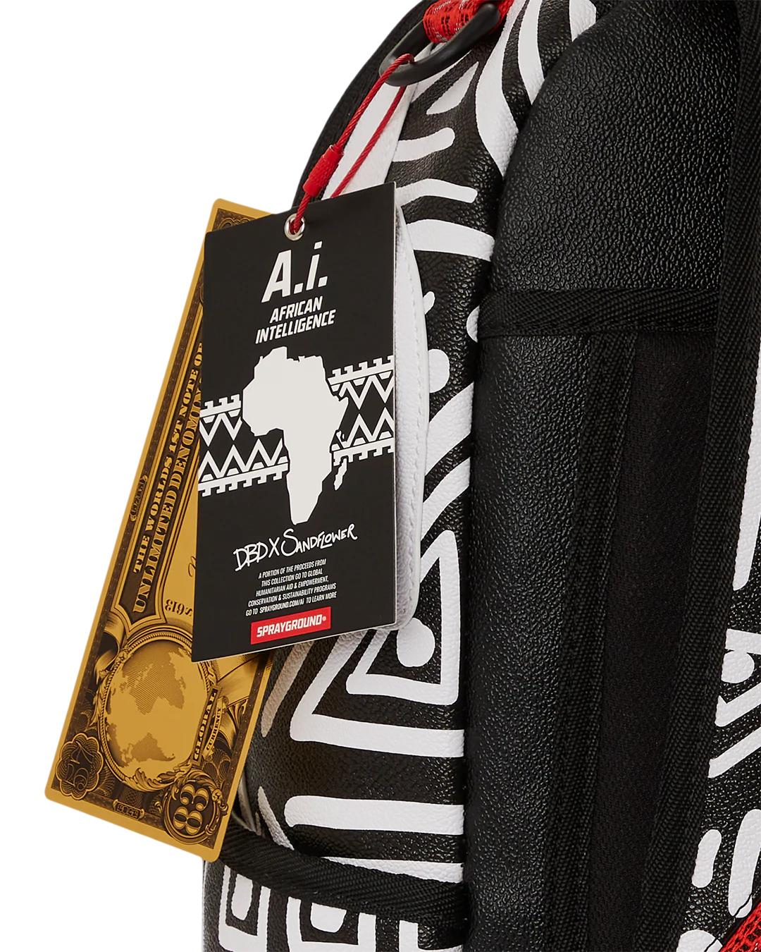 A.I.8 AFRICAN INTELLIGENCE - ORIGIN STORY BACKPACK (DLXV) | Sprayground Featured