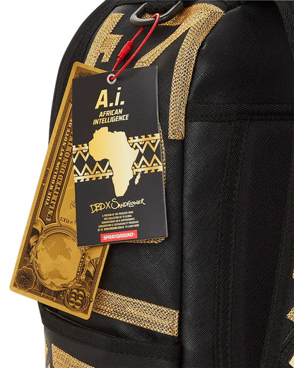A.I.8 AFRICAN INTELLIGENCE PATH TO THE FUTURE II BACKPACK (DLXV) | Sprayground Exclusive