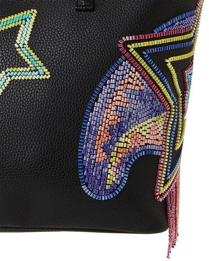 STAR RACER A.I.7 SANDFLOWER COLLAB BEADED TOTE | Sprayground Great Value