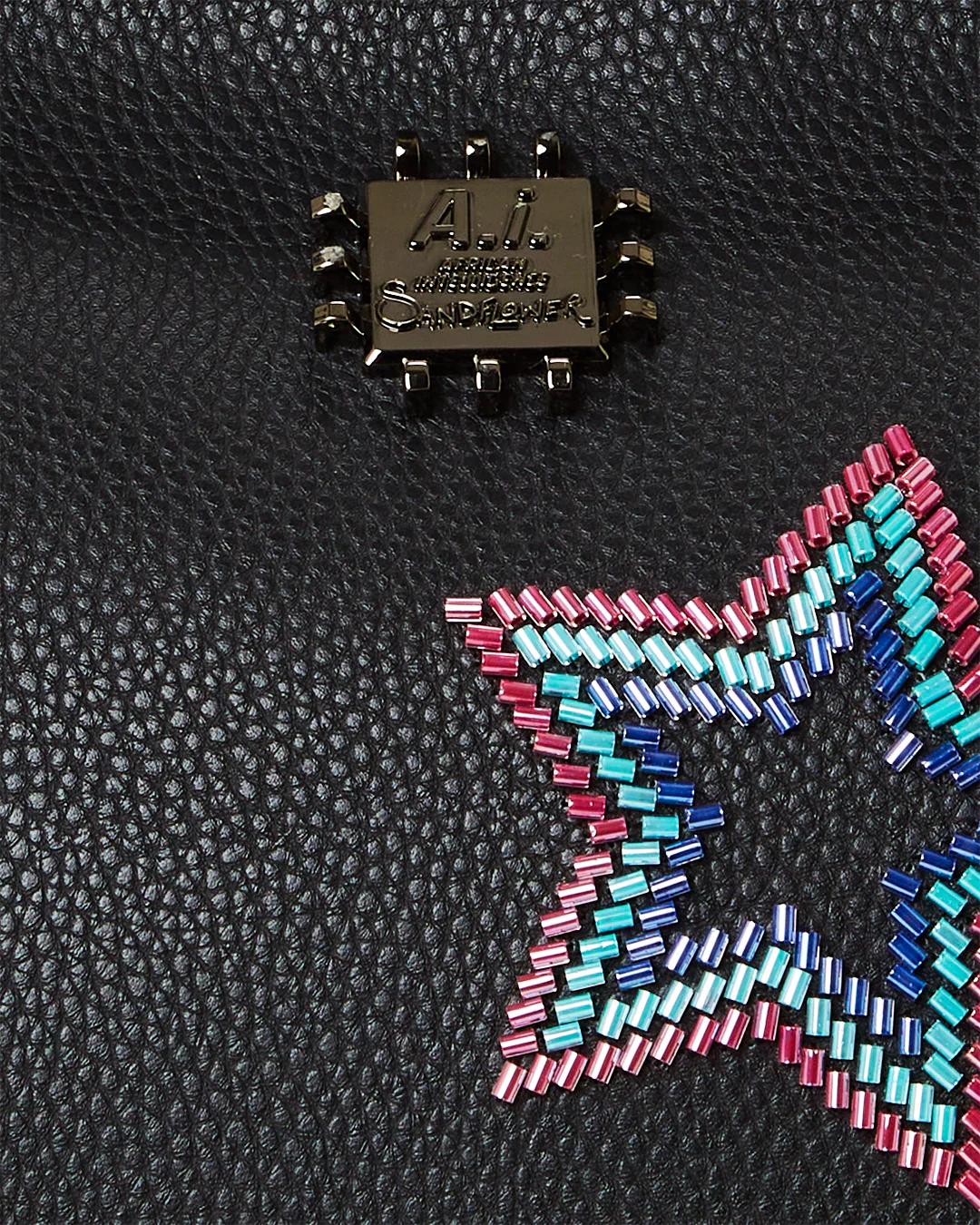 STAR RACER A.I.7 SANDFLOWER COLLAB BEADED TOTE | Sprayground Great Value