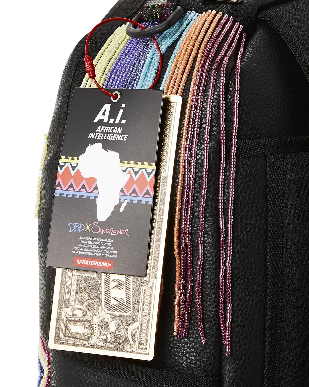 STAR RACER A.I.7 SANDFLOWER COLLAB BEADED BACKPACK | Sprayground Latest