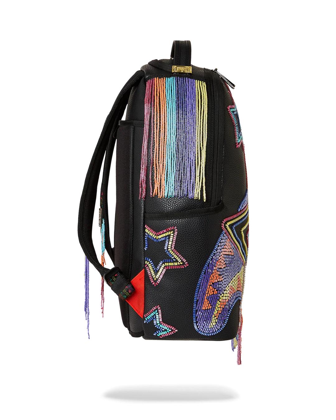 STAR RACER A.I.7 SANDFLOWER COLLAB BEADED BACKPACK | Sprayground Latest