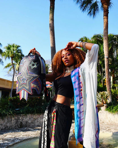 STAR RACER A.I.7 SANDFLOWER COLLAB BEADED BACKPACK | Sprayground Latest