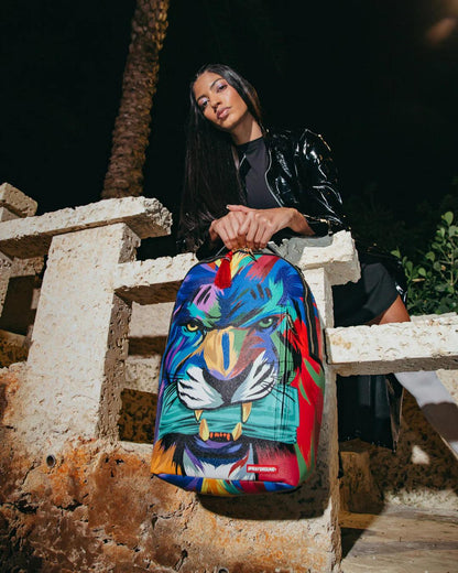 HEAR MY ROAR A.i.6 SANDFLOWER COLLAB BACKPACK (DLXV) | Sprayground Quality