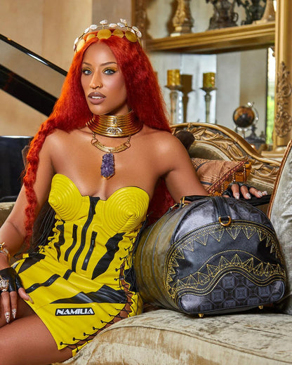 OBSIDIAN STUNNER A.i.6 SANDFLOWER COLLAB DUFFLE | Sprayground Trending