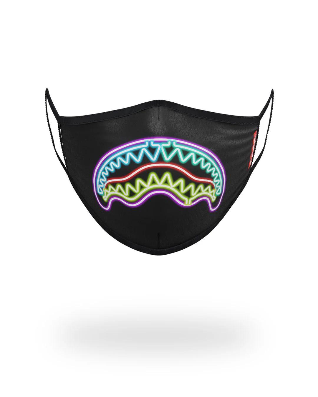 NEON SHARK FORM-FITTING MASK | Sprayground Quality