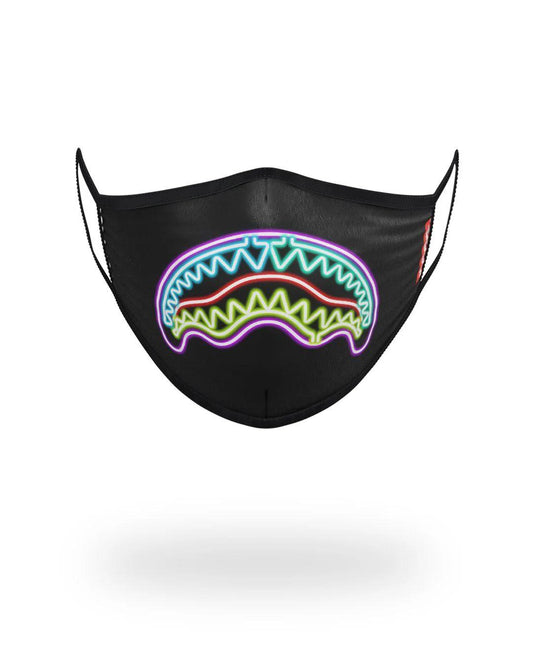 NEON SHARK FORM-FITTING MASK | Sprayground Quality