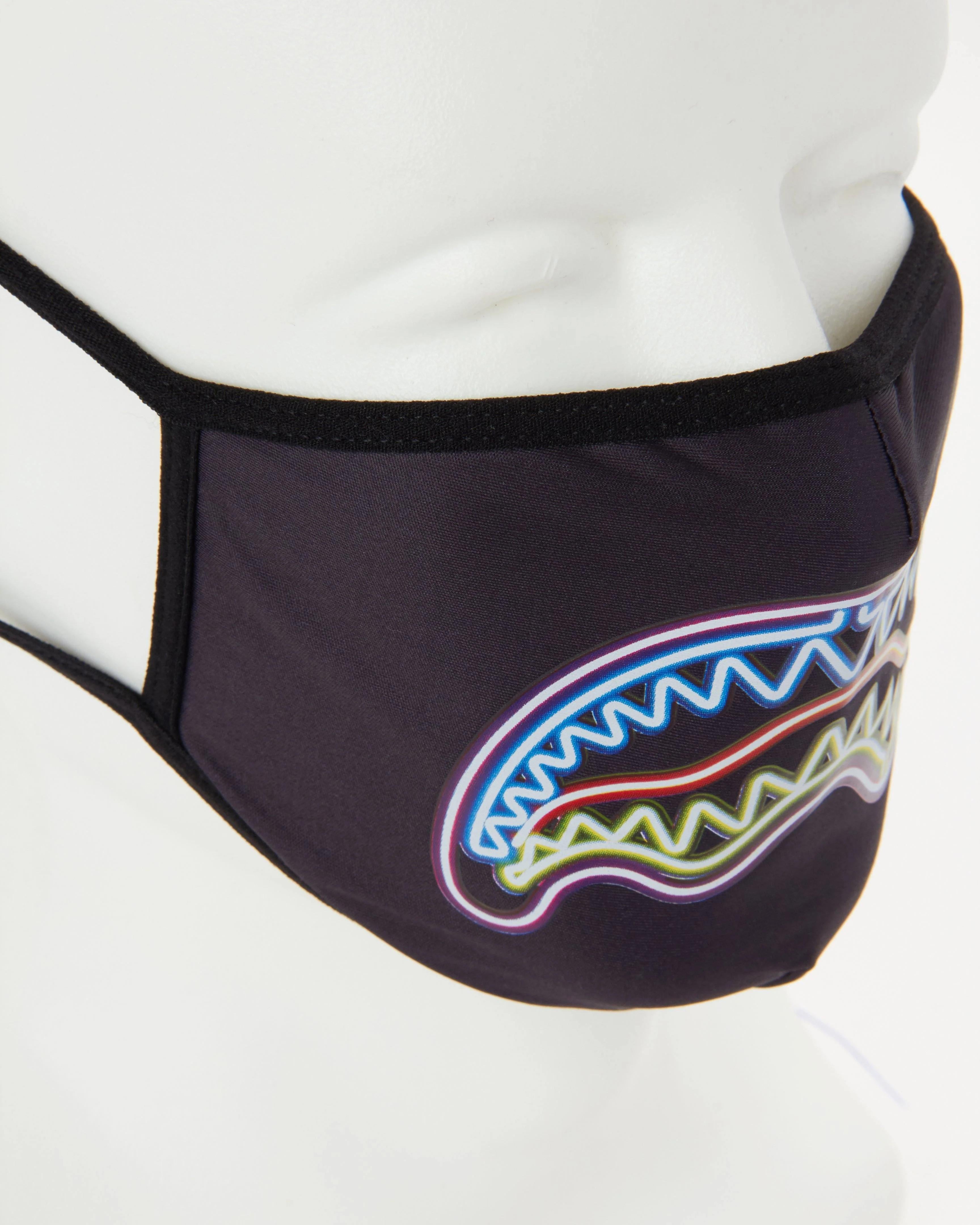 NEON SHARK FORM-FITTING MASK | Sprayground Quality