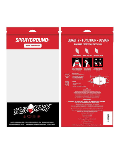 NEON SHARK FORM-FITTING MASK | Sprayground Quality
