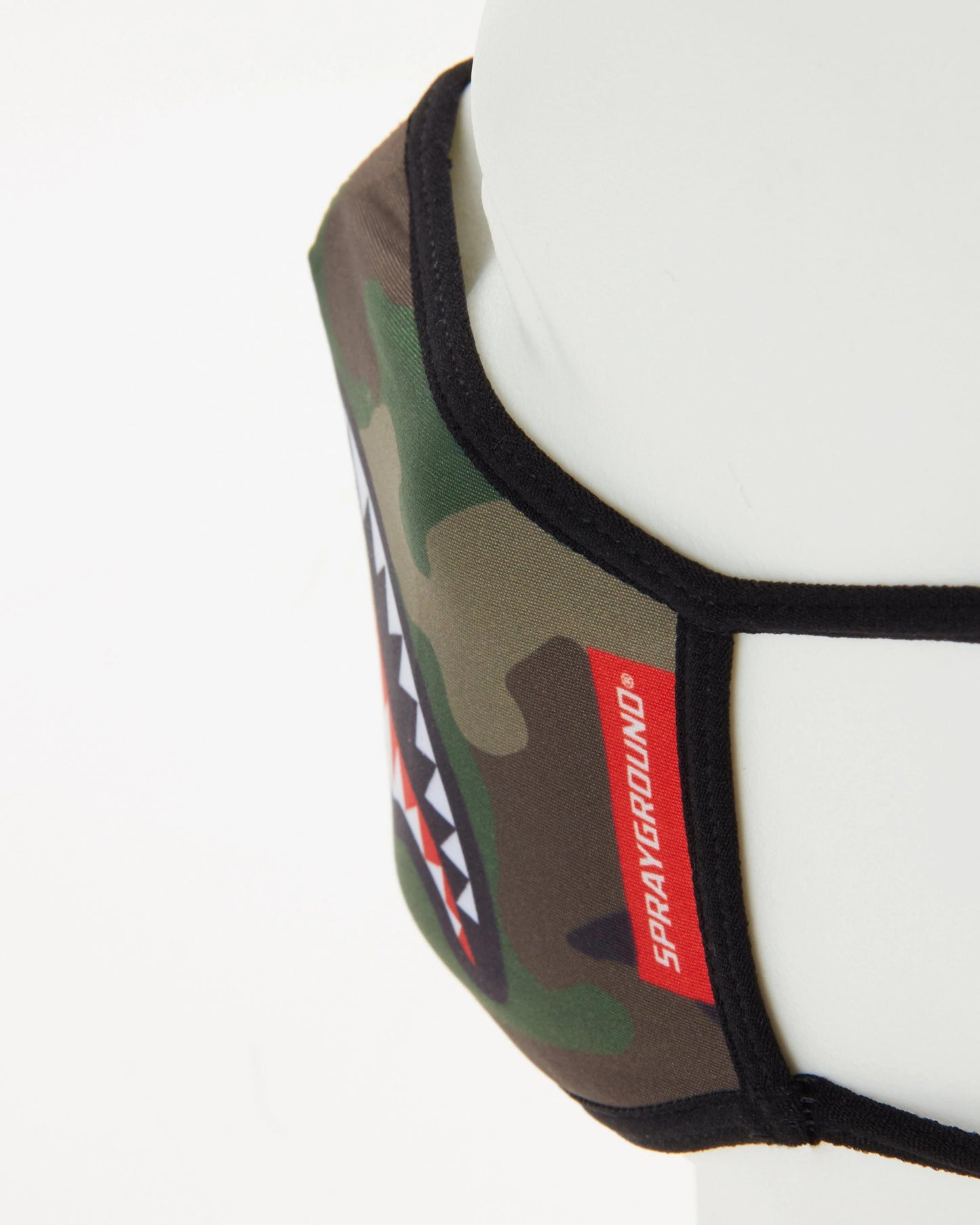 CAMO SHARKMOUTH FORM-FITTING MASK | Sprayground Premium