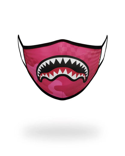 PINK ANIME SHARK FORM-FITTING MASK | Sprayground New