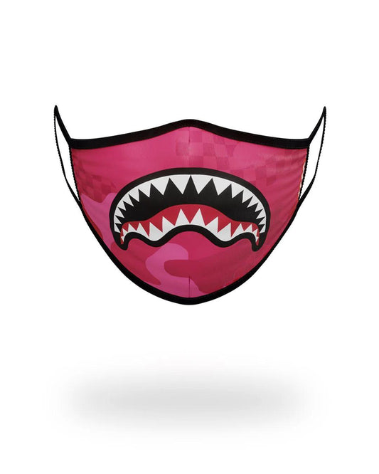 PINK ANIME SHARK FORM-FITTING MASK | Sprayground New