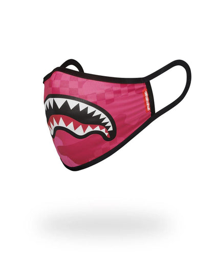 PINK ANIME SHARK FORM-FITTING MASK | Sprayground New