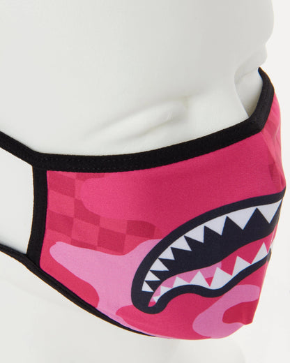 PINK ANIME SHARK FORM-FITTING MASK | Sprayground New