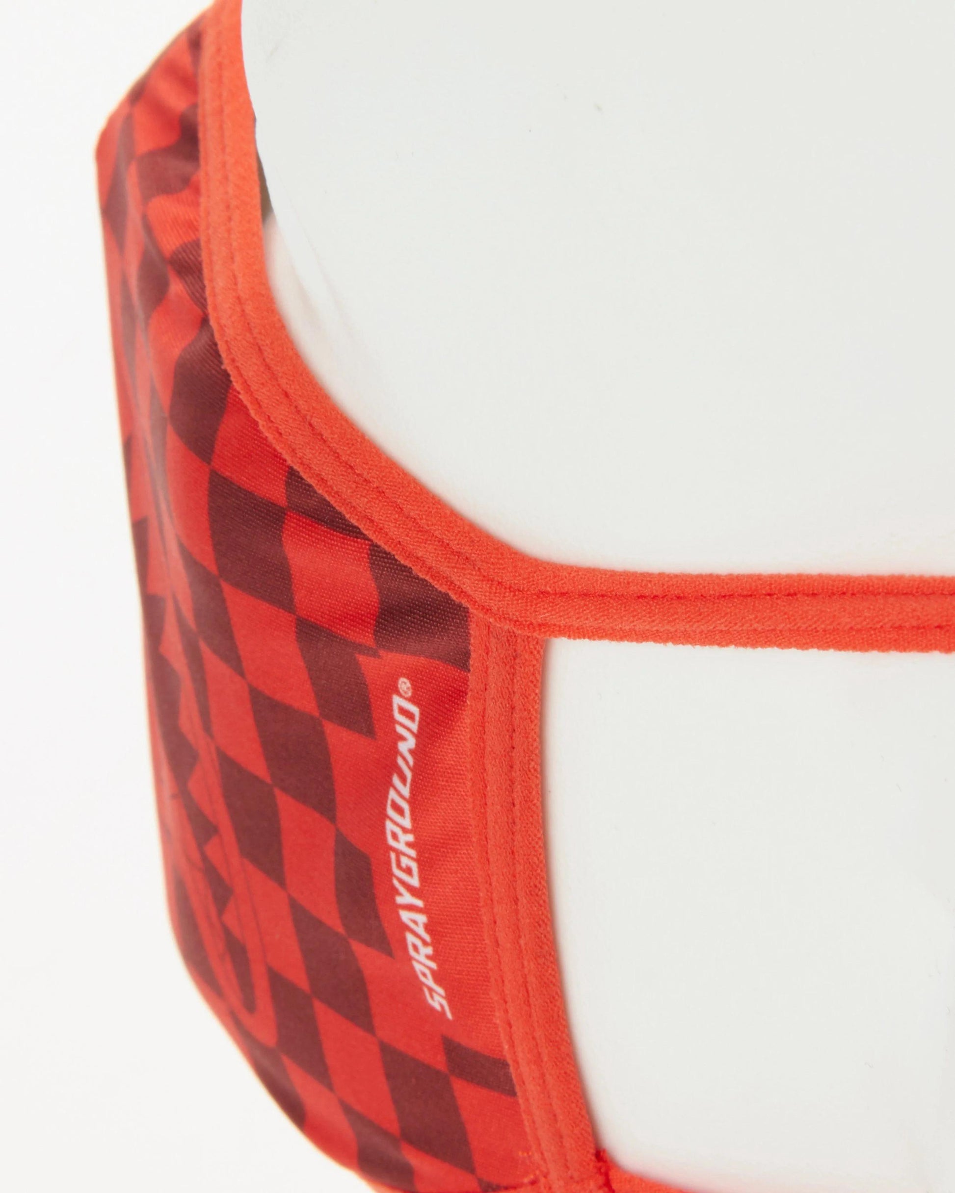 SHARKS IN PARIS (RED) FORM-FITTING MASK | Sprayground Featured
