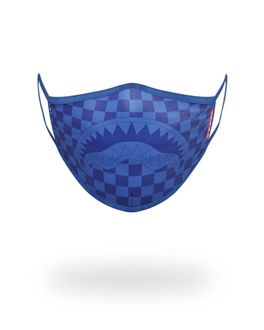 SHARKS IN PARIS (BLUE) FORM-FITTING MASK | Sprayground Popular