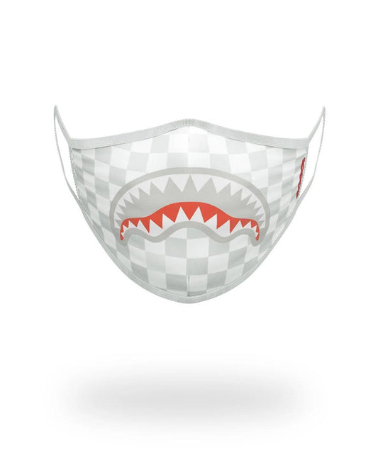 SHARKS IN PARIS (WHITE) FORM-FITTING MASK | Sprayground Trending