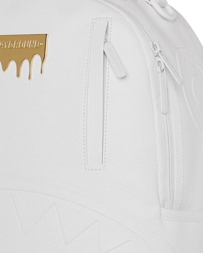 GOLD BRICK LUXE WHITE BACKPACK | Sprayground Latest